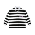 Color Block Stripe Polo Shirt