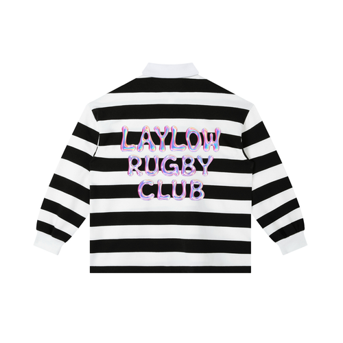 Color Block Stripe Polo Shirt