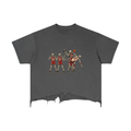 Vintage Wash Boxy Distressed Hem T-Shirt