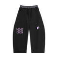 Plaid Waistband Barrel Sweatpants