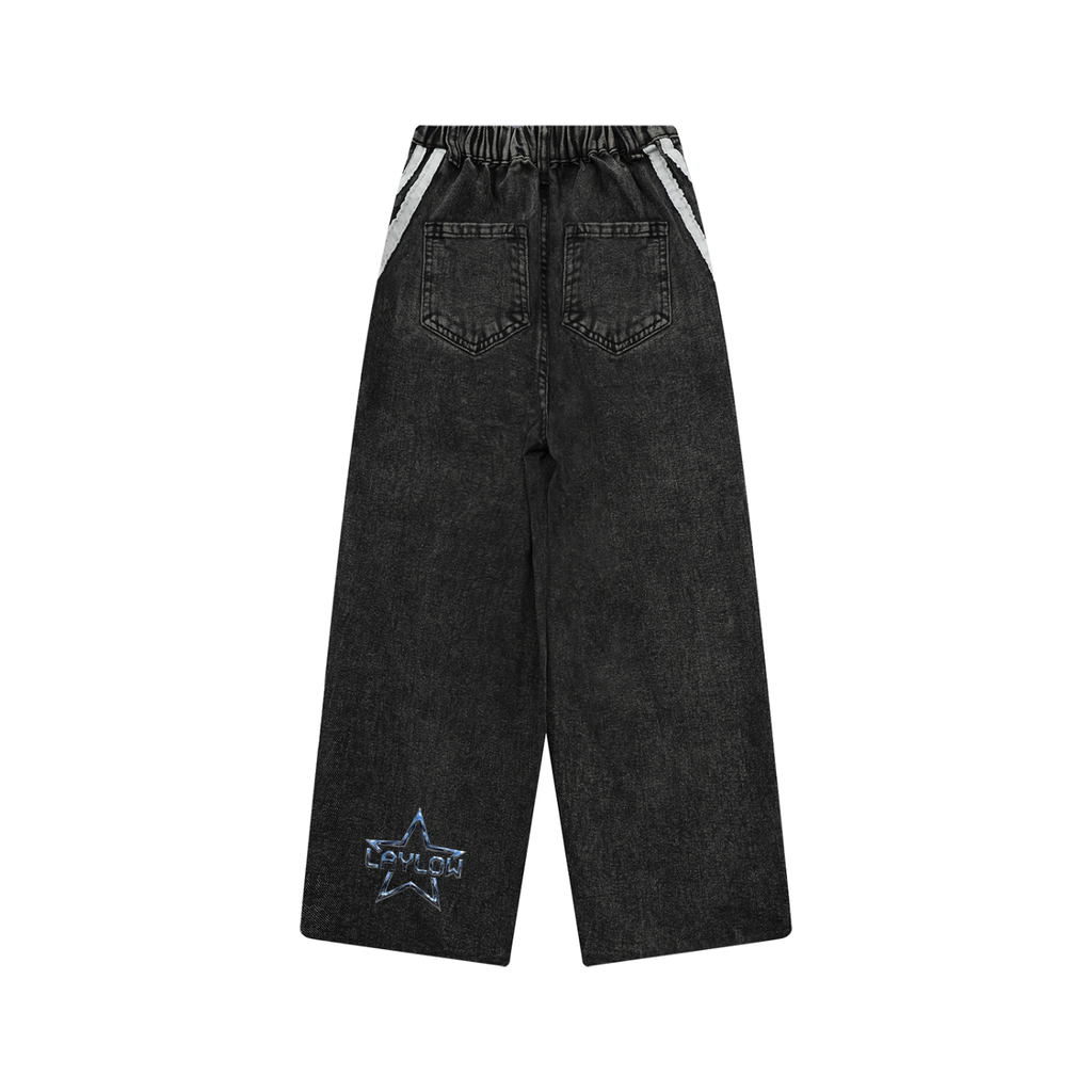 Kid’s Vintage Wash Side Stripe Jeans