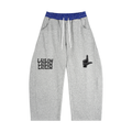 Plaid Waistband Barrel Sweatpants