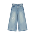 Women’s Vintage Wash Wide Leg Jeans