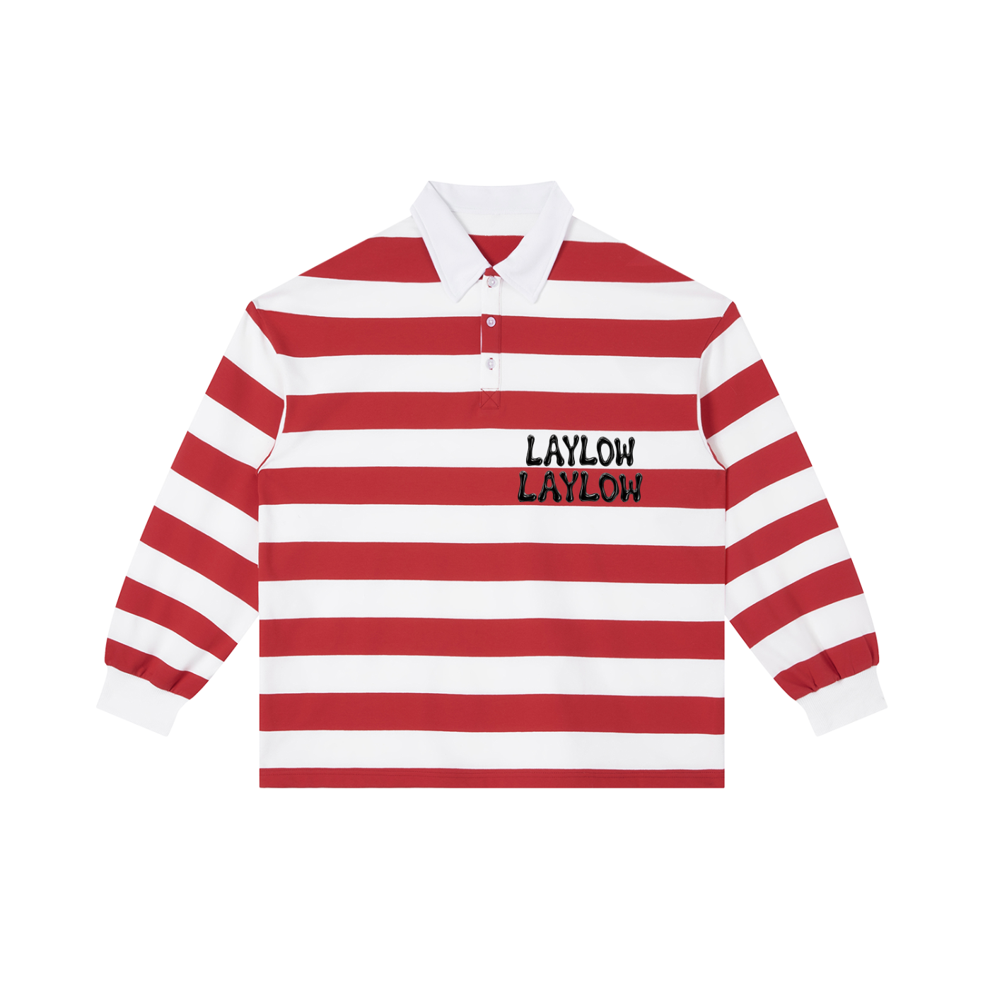 Color Block Stripe Polo Shirt