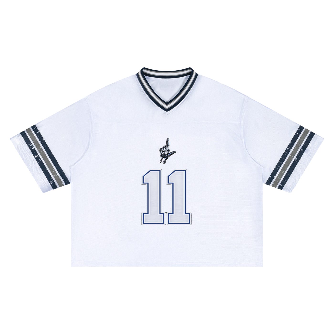 Unisex Boxy Striped Soccer Jersey