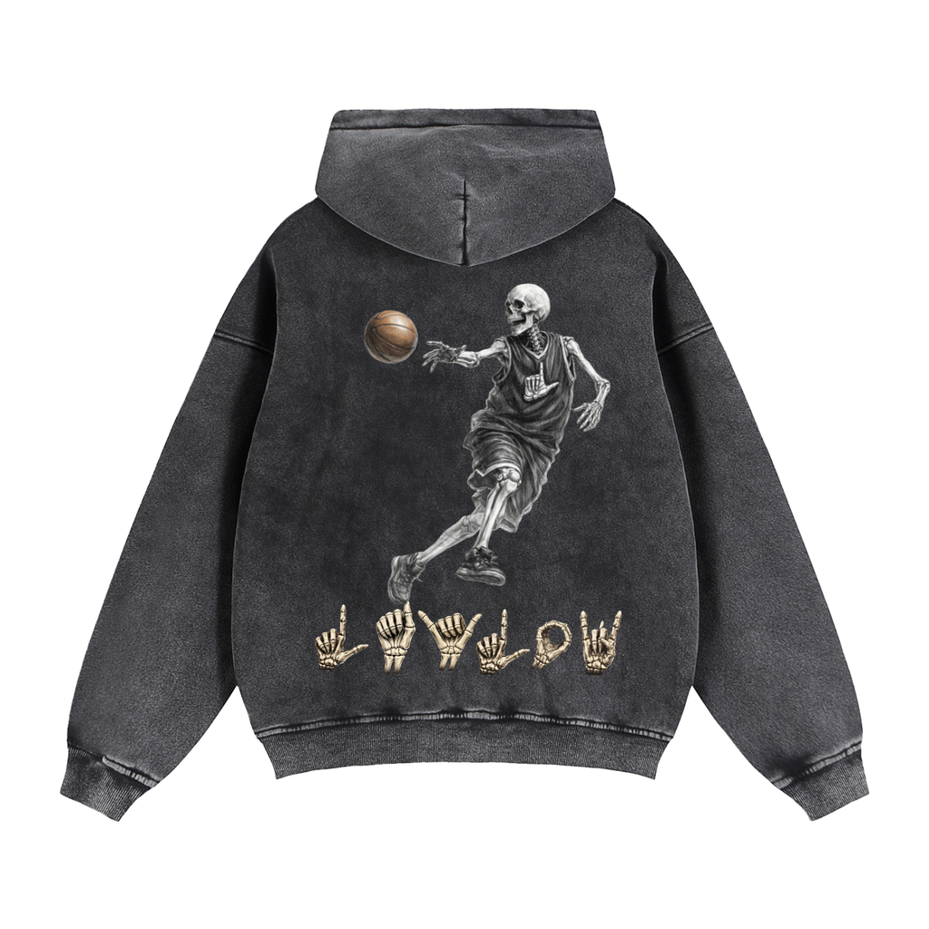 Zip-Through Boxy Fleece Hoodie