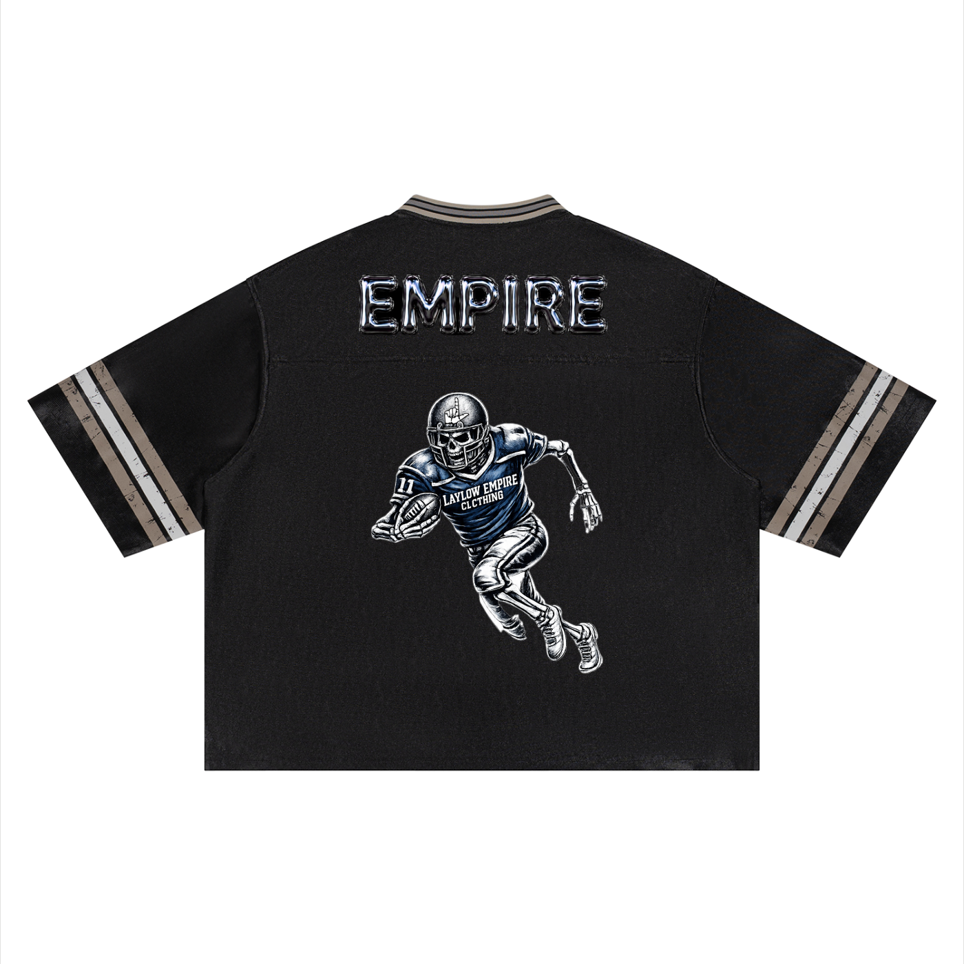 Unisex Boxy Striped Soccer Jersey